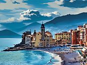 Camogli gouden uur van Sergio Pazzano thumbnail