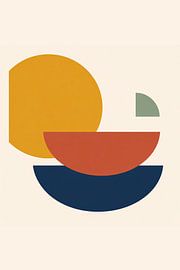 Mid Century Modern Abstract Shapes by irgian firmansyah