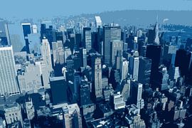 New Yorker Blau(e) von Harry Hadders Design