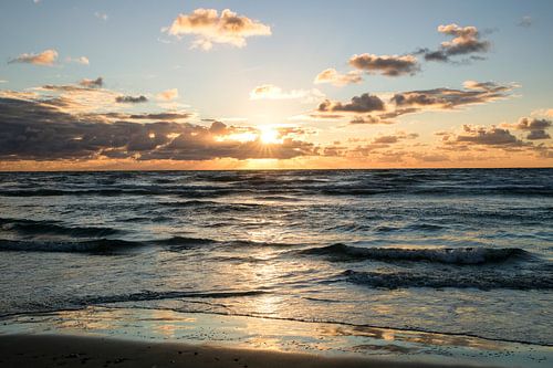 Zonsondergang in Denemarken