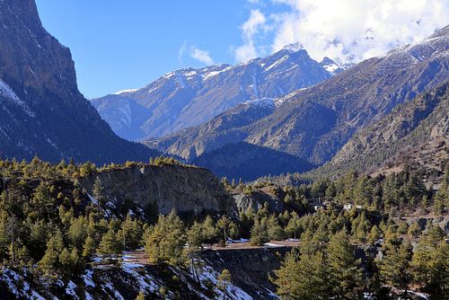 Berglandschaft im Himalaya