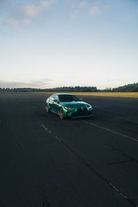 BMW M3 G80 Vliegveld Simplistisch Symmetrie