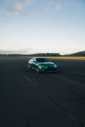 BMW M3 G80 Vliegveld Simplistisch Symmetrie