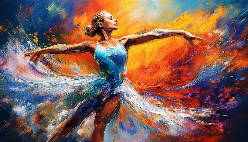 Dance with artificial colours by Mustafa Kurnaz