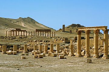 Syrië, Palmyra: de pilaren staan al eeuwen... van Ingo Paszkowsky