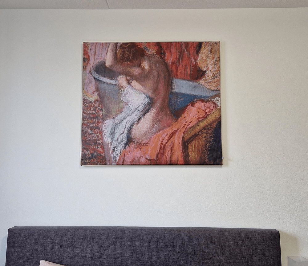 Edgar Degas,Bather, 1899 by Degas Pastel 