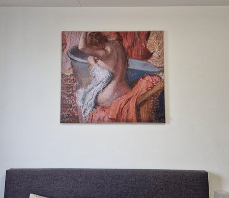 Edgar Degas,Bather, 1899 by Degas Pastel