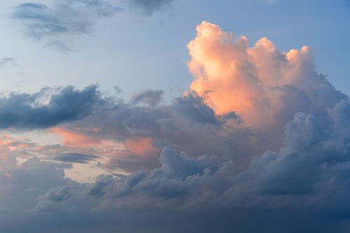 Clouds in evening light