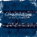 Abstrakte marine blaue minimalistische Kunst. Maritime Landschaft II von Dina Dankers Miniaturansicht