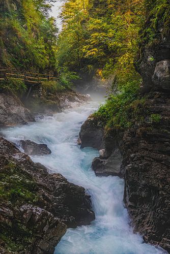 Vintgar Gorge in al zijn schoonheid.