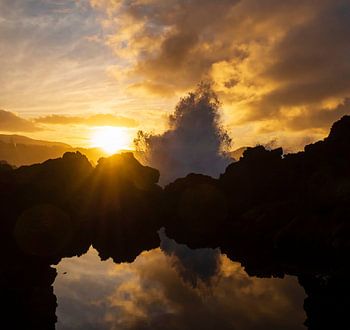 Explosion des vagues