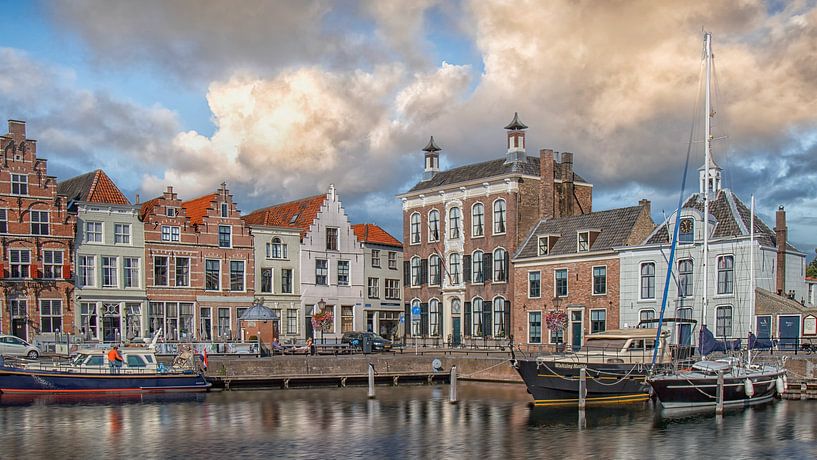 Het haventje van Goes van Frans Nijland