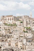 Uitzicht op Matera in Italië