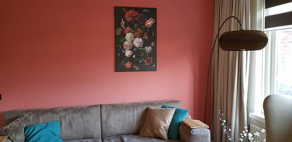 Customer photo: Still life with flowers in a glass vase, Jan Davidsz. de Heem, on canvas