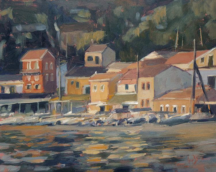 Sunrise in Loggos, Paxos by Nop Briex