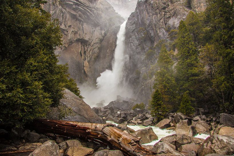 Yosemite Wasserfall von Stefan Verheij