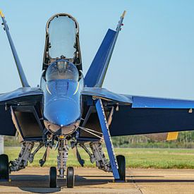 Boeing F/A-18 E Super Hornet von den Blauen Engeln. von Jaap van den Berg