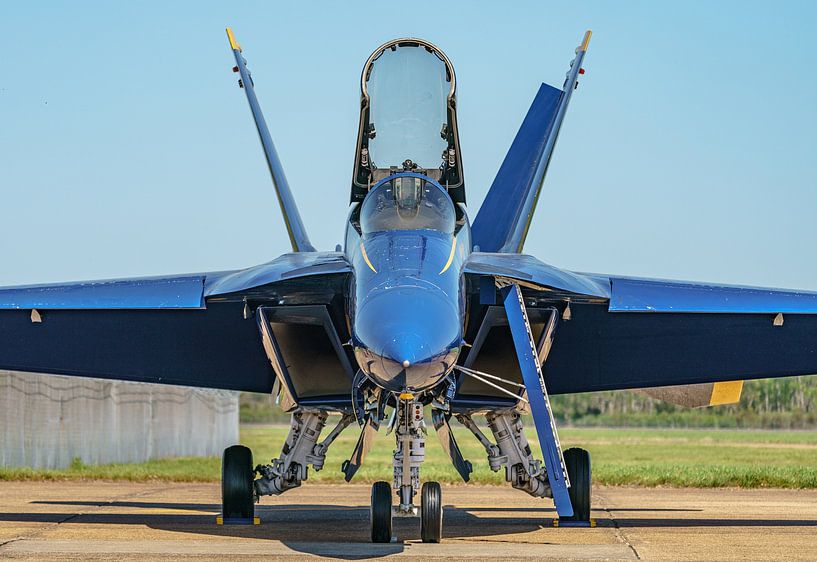 Boeing F/A-18 E Super Hornet von den Blauen Engeln. von Jaap van den Berg