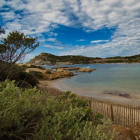 Baai aan het Ile du Gaou aan de Côte d'Azur van Tanja Voigt