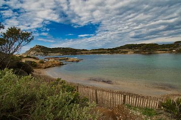 Bay on the Ile du Gaou on the Côte d'Azur by Tanja Voigt