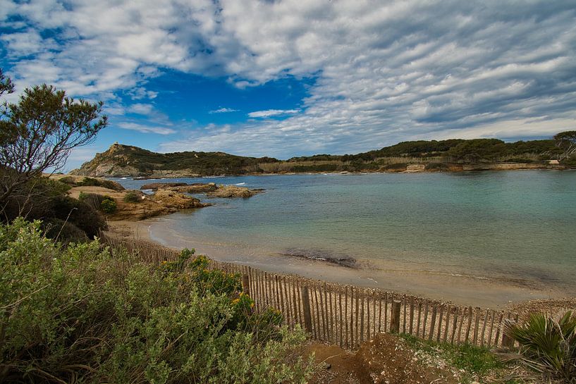 Bucht auf der Ile du Gaou an der Côte d'Azur von Tanja Voigt