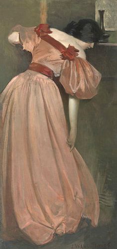 Portretstudie in Roze (The Pink Gown), John White Alexander