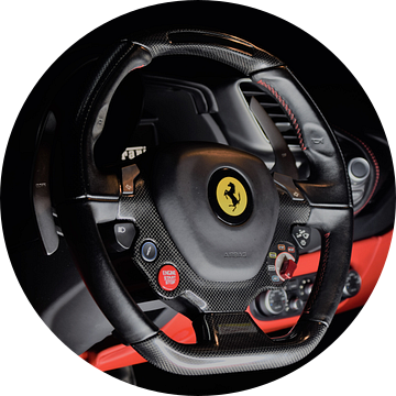 Cockpit / Stuur Ferrari 488 Spider van Niels Dep