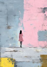 Alone Between Blue And Pink van Modern Collection