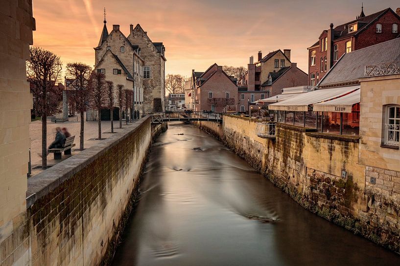 River Geul in Valkenburg Centre by Rob Boon