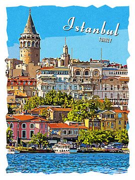 Istanbul sur Printed Artings