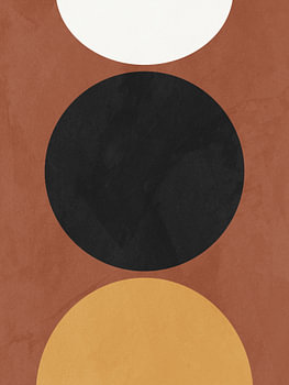 Minimalistische geometrische abstrakte Kunst