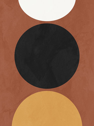 Minimalistische geometrische abstrakte Kunst