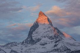 Morgenrot Alpenglühen am Matterhorn von Martin Steiner