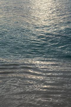 Sea water and subtle reflections of sunlight 1 by Adriana Mueller