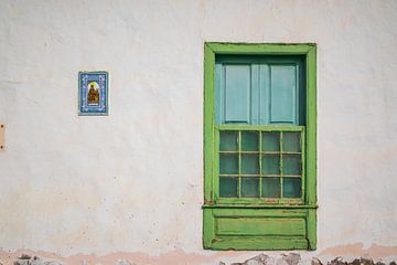 Groen venster van Dustin Musch