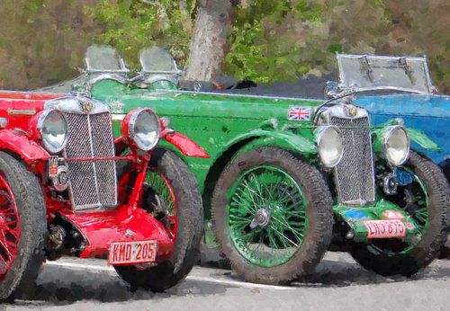 Britse klassieke auto's