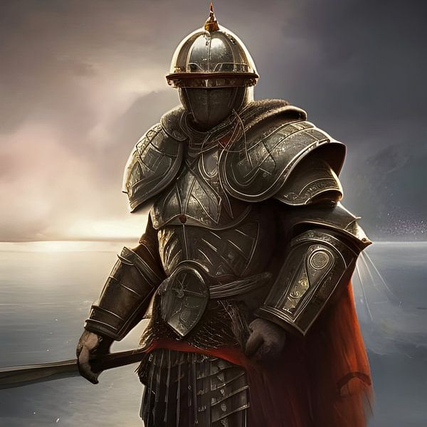 Warrior of the Elements in Armour by Babetts Bildergalerie