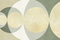 Golden Ratio Circles Green