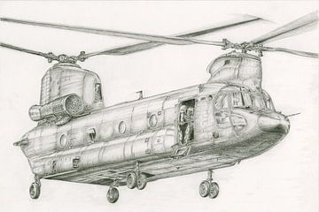 CH-47 Chinook by Frank Vos