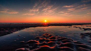 Goldener Sommer-Sonnenuntergang von Tristan van Inge