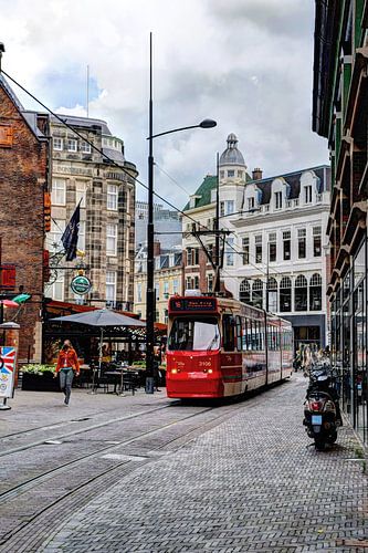 Binnenstad van  Den Haag Nederland