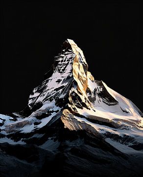 Sterrenboog over Zwitserse bergtoppen van fernlichtsicht