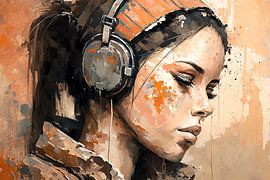 Deep into Music No. 158 by ARTEO Paintings