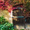 Boerenschuur in herfstkleuren von Floris van Woudenberg