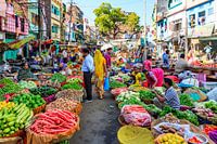 Marché paysan à Udaipur