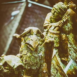 The aerial sculptures of St. John's Cathedral in 's-Hertogenbosch by Marcel Bakker