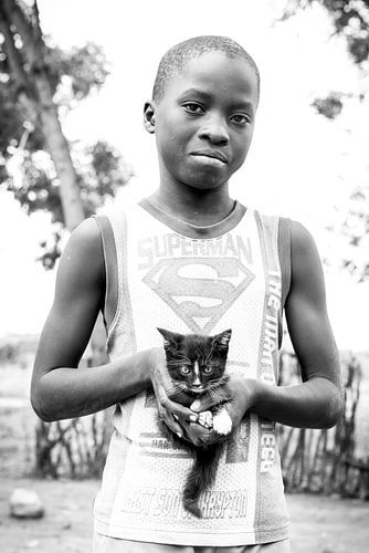 Supermann in Tansania von Jeroen Middelbeek