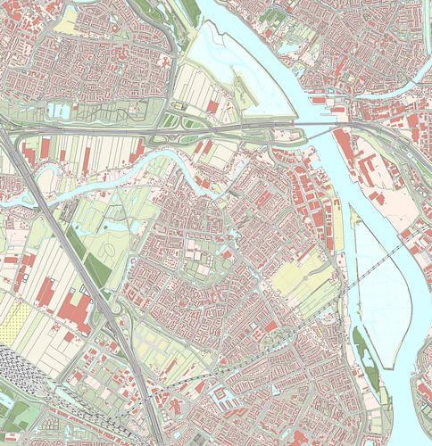 Karte von Hendrik-Ido-Ambacht