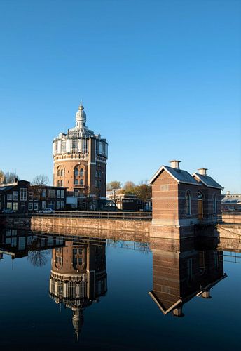 Rotterdamer Wasserturm die esch Reflexion