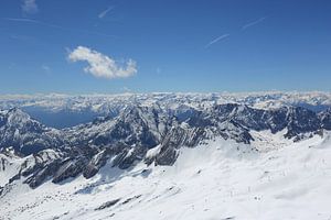 Vue depuis le Zugspitze  sur LHJB Photography